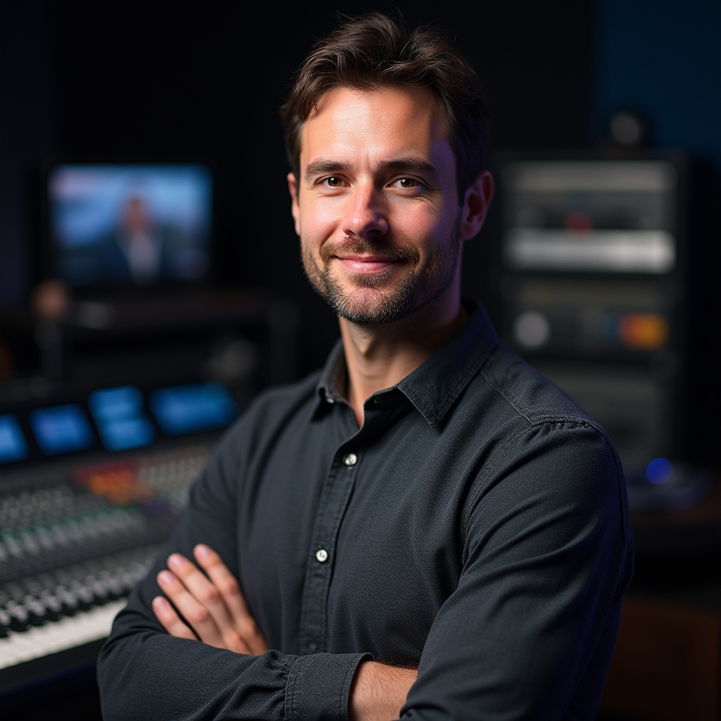 Portrait von Julian Rath, Tontechnik und Studioleitung